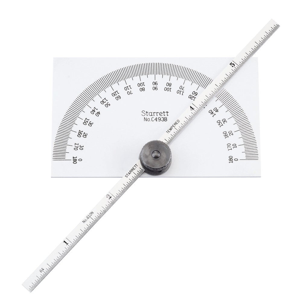 Starrett MV7052534 Model C493B - Rectangular Head - Protractor
