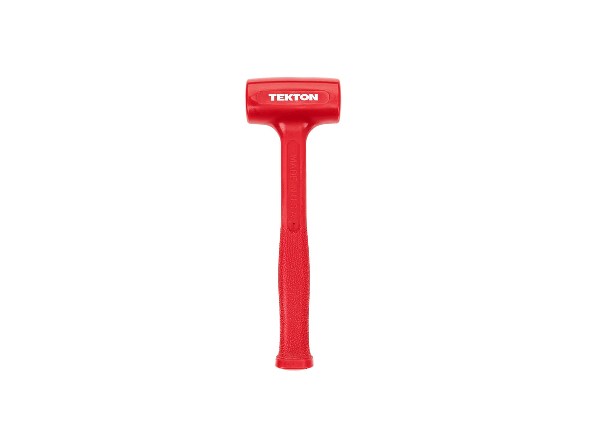TEKTON KP8530704 24 oz Dead Blow Hammer-1-3/4'' Head Diameter Coated Steel Handle