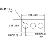 NAAMS Spacer DSCP050-M100