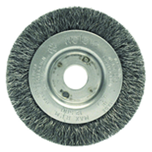 Weiler MK5100234 3" Diameter-3/8"-1/2" Arbor Hole - Crimped Steel Wire Straight Wheel