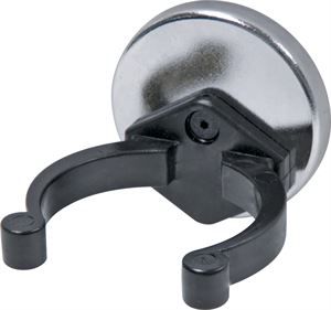 Industrial Magnetics MAG-MATE® Cup Magnet with Black Plastic Spring Clamp, 19 Lb Cap. 1.87 - 2.13 Opening MX2000BP01