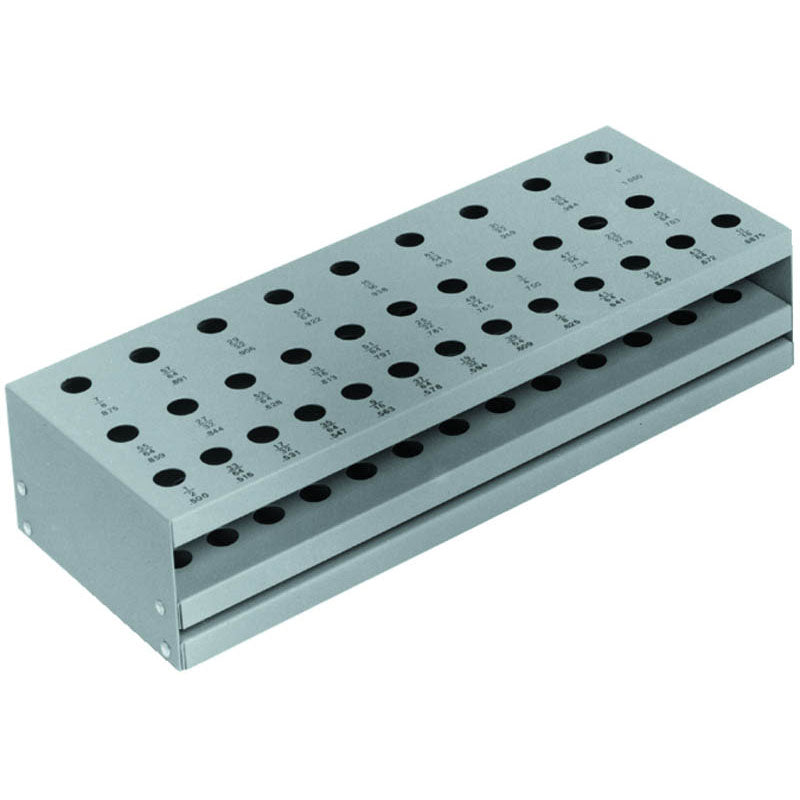 Huot AP53833SD Cutting Tool Stand - Holds 1/2"-1" x 64ths Silver & Deming