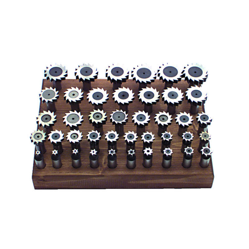Keo AV4360000 41 Pc. HSS Straight Tooth Woodruff Keyseat Cutter Set