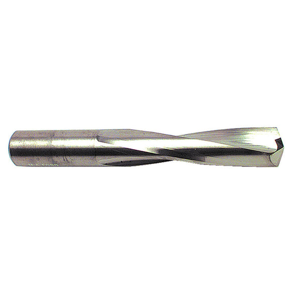 M A Ford AX3225013 1/64" Dia. x 1/64" Shank x 3/16" Flute Length x 1-1/2" OAL, Screw Machine, 135°, Uncoated, 2 Flute, External Coolant, Round Solid Carbide Drill