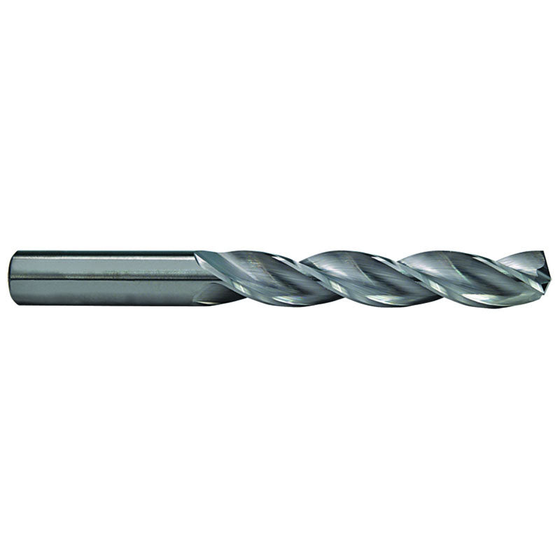 M A Ford AX3522911 #13 Dia. x 0.185" Shank x 1-5/8" Flute Length x 2-3/4" OAL, 5xD, 150°, Uncoated, 3 Flute, External Coolant, Round Solid Carbide Drill