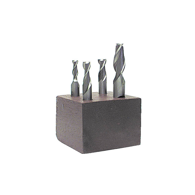 ProCut DB50A4S 4 Pc. HSS Single-End End Mill Set