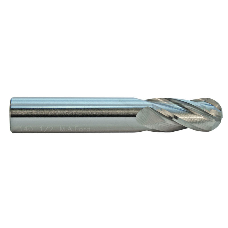 M A Ford DD1514006 3/16 TuffCut GP, Std. Lgth., 4 Fl, Ball Nose, TiAlN Coated, Center Cutting End Mill Alternate Manufacture # 14006