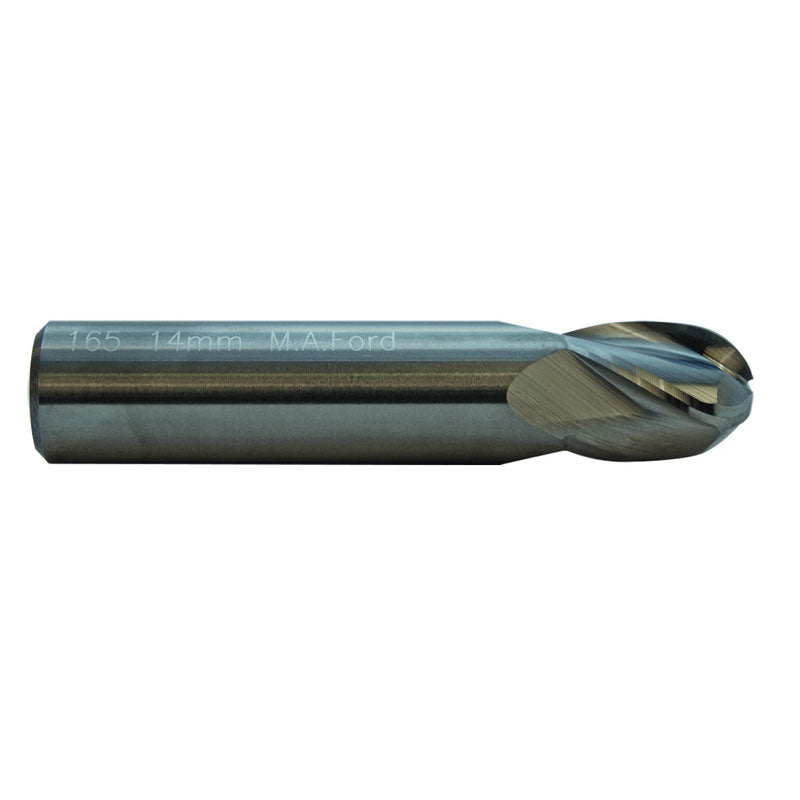 M A Ford DD1556541 3/16 TuffCut GP, Stub Length, 4 Fl, Ball Nose, TiAlN Coated, Center Cutting End Mill Alternate Manufacture # 56541