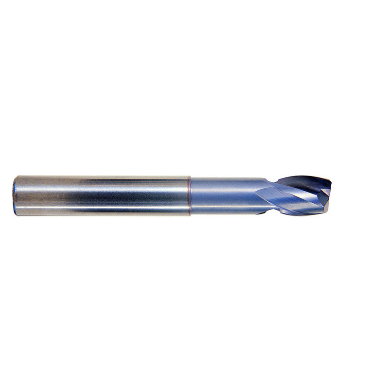 Premier HP DD25SA302020R 5/16 Dia. x 5/16 LOC x 2-5/8 OAL .024 Radius 2 Flute Carbide S/E HP End Mill-TiCN