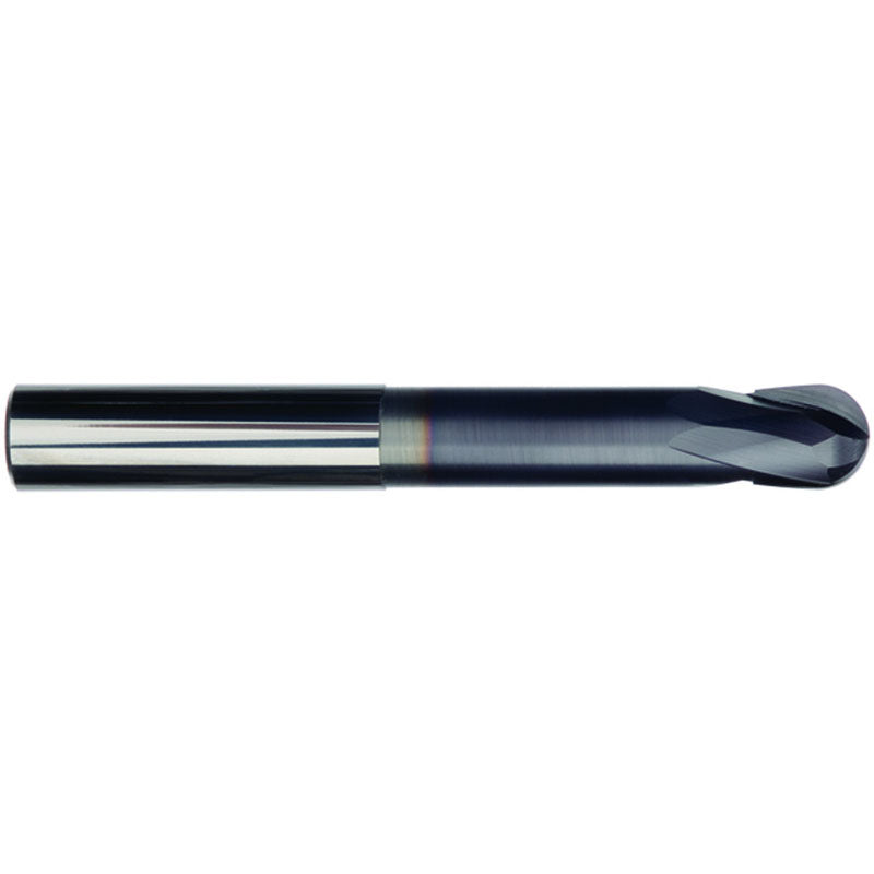 Imco DD4034288 1/8" Dia. x 1/4" Shank x 1/8" DOC x 3" OAL, Carbide TiAlNX, 2 Flute, Ballnose End Mill