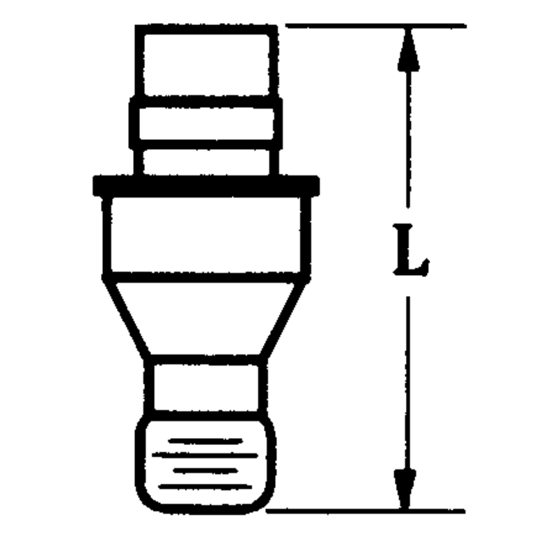 Generic USA FF7172590 #NL66L For 3/4" IC-3/8-24 Thread - Lock Pin