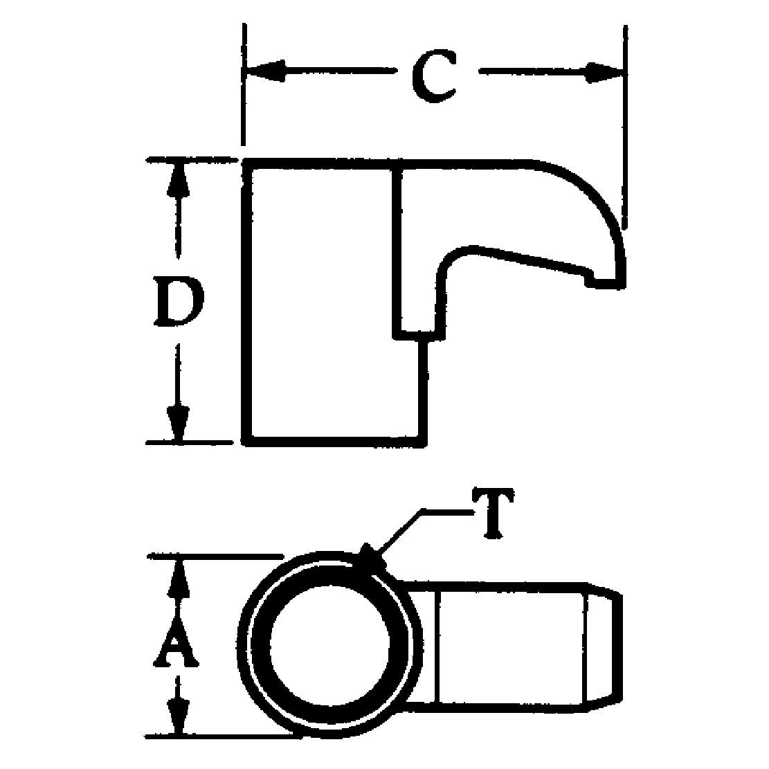 Generic USA FF7173490 #CL46-5/16-24 Thread - Clamp