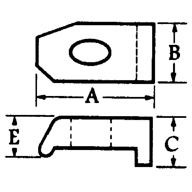 Generic USA FF7173670 #CM72 - RH - Clamp