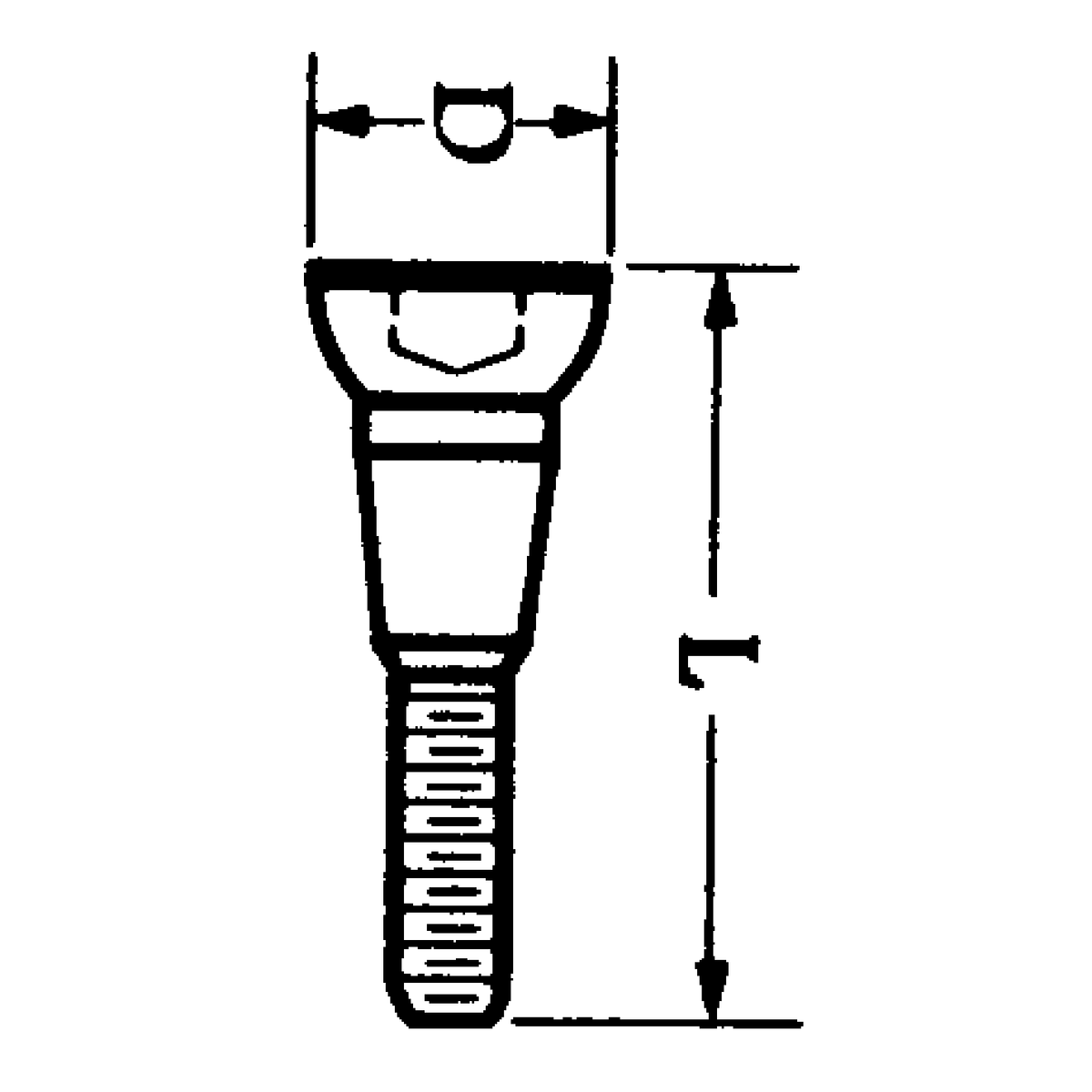 Generic USA FF7174190 #SD1 For 3/8" IC; 6-40 Thread - Lock Screw