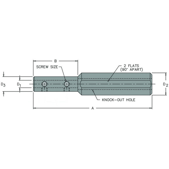 Everede Tool FG7010006 BBS-156/1250-5/32" Sleeve-1-1/4" Shank - Steel Boring Bar Sleeve