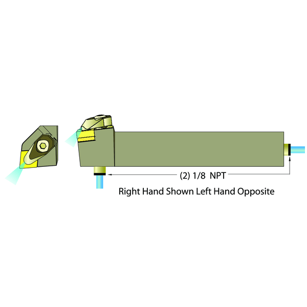 Dorian FL4553003 ADCLNL-16-4D-1" SH - Turning Toolholder
