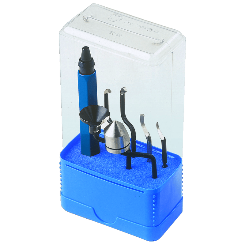 Noga FN55007 Deburring Set, for Deburring, Clean, Finishing, Countersink