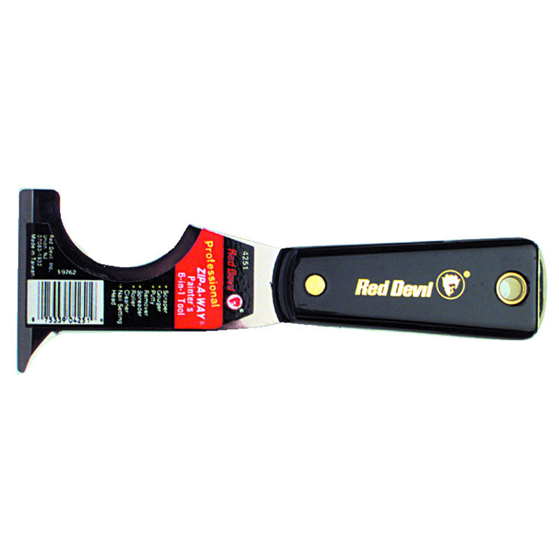 Red Devil FS534251 Model 4251 - Zip-A-Way 6-in-1 - Putty Knife