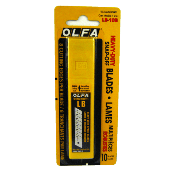 OLFA FS605009 10-Pack Utility Knife Blade LB-10B