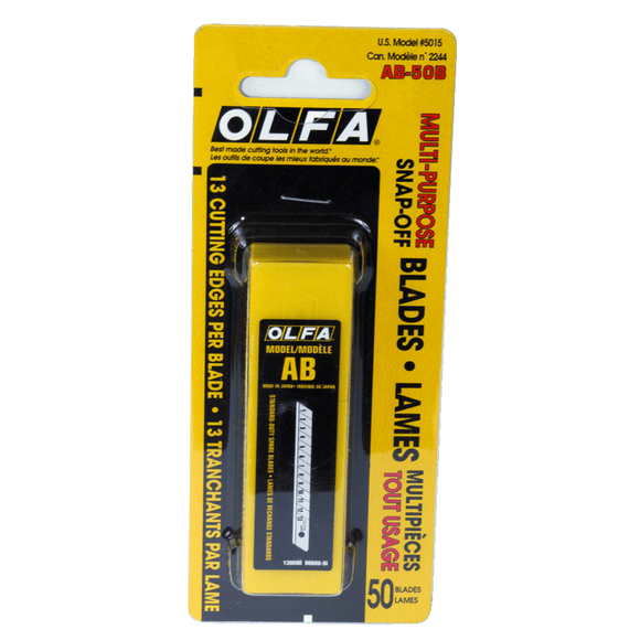 OLFA FS605015 50-Pack Utility Knife Blade AB-50B