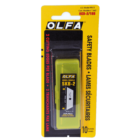 OLFA FS609613 10-Pack Utility Knife Blade SKB-2/10B