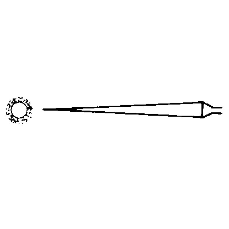 Quality Import FT60R150 Quality Import Diamond Needle File - 3" Diamond Length-5-1/2" Overal Length-150 Grit - Round