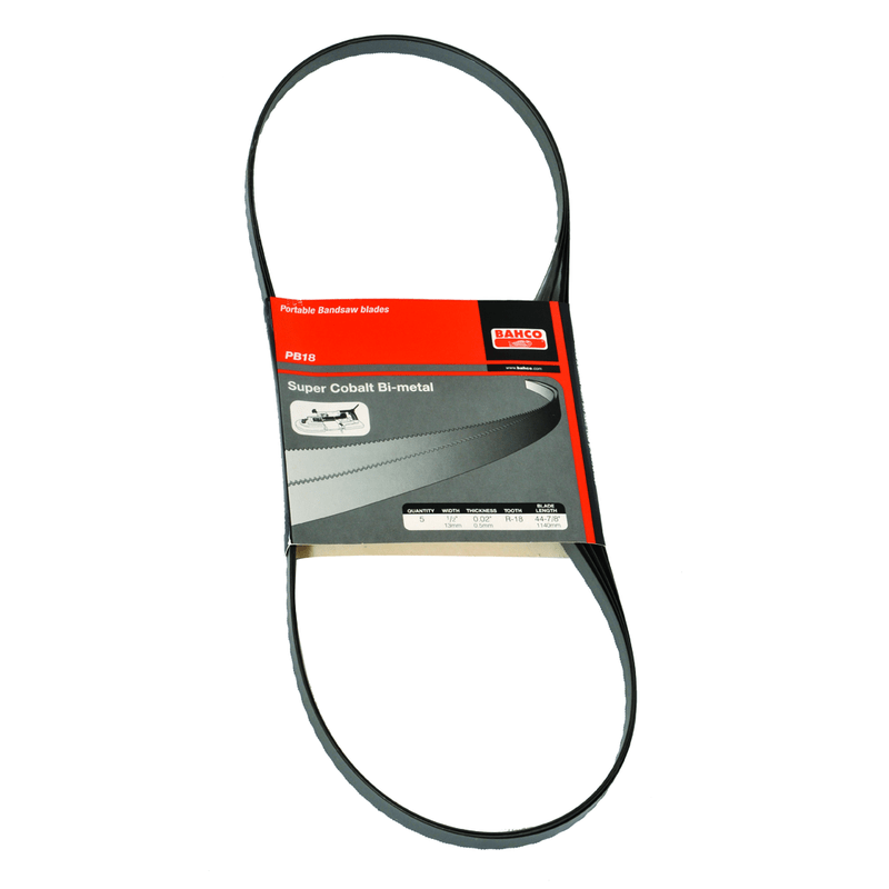 Bahco FX848230333 44-7/8" x 1/2" x .020 18W TPI Bi-Metal M42 Bandsaw Blade