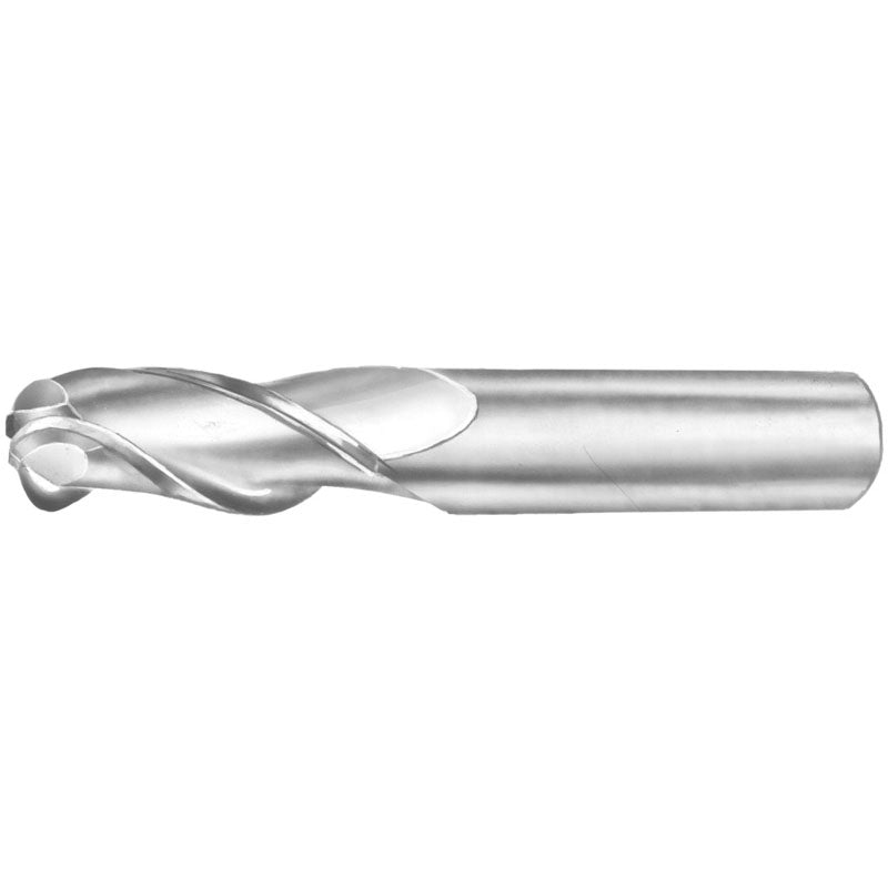 Micro 100 GE45BEM37504 3/8" Dia-2-1/2" OAL-Uncoat CBD-Ball Nose HP EM-4 FL