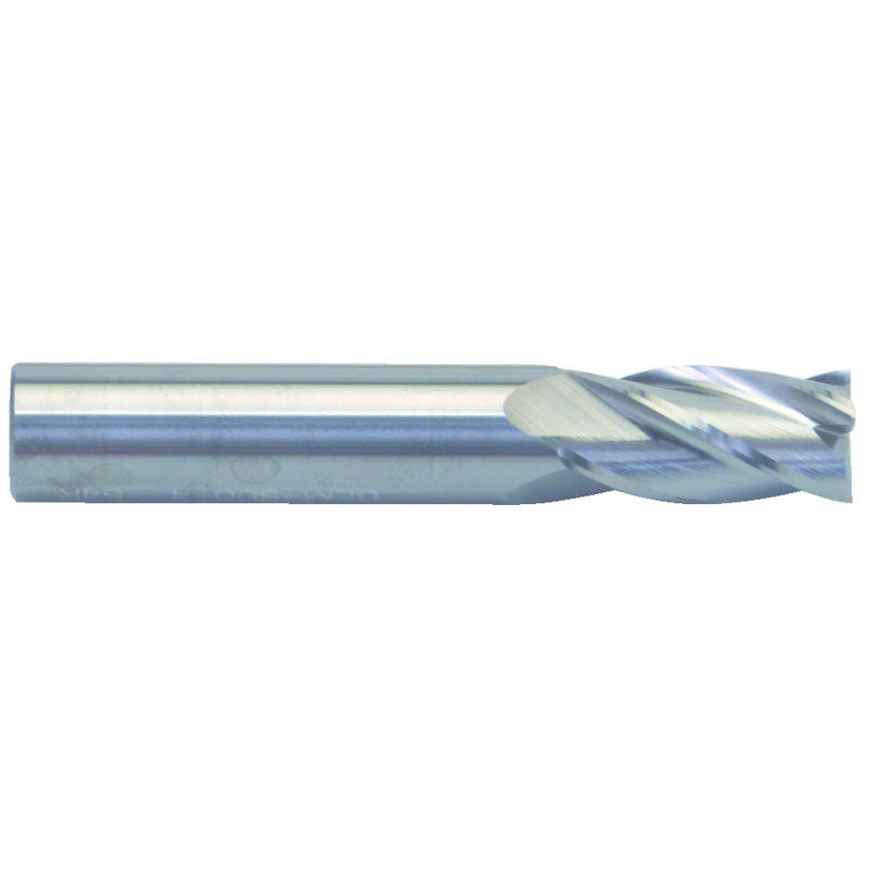 Micro 100 GE45GEM1252 1/8 Dia. 1/2 LOC 1-1/2 OAL 2 Flute Carbide S/E HP End Mill-Uncoated
