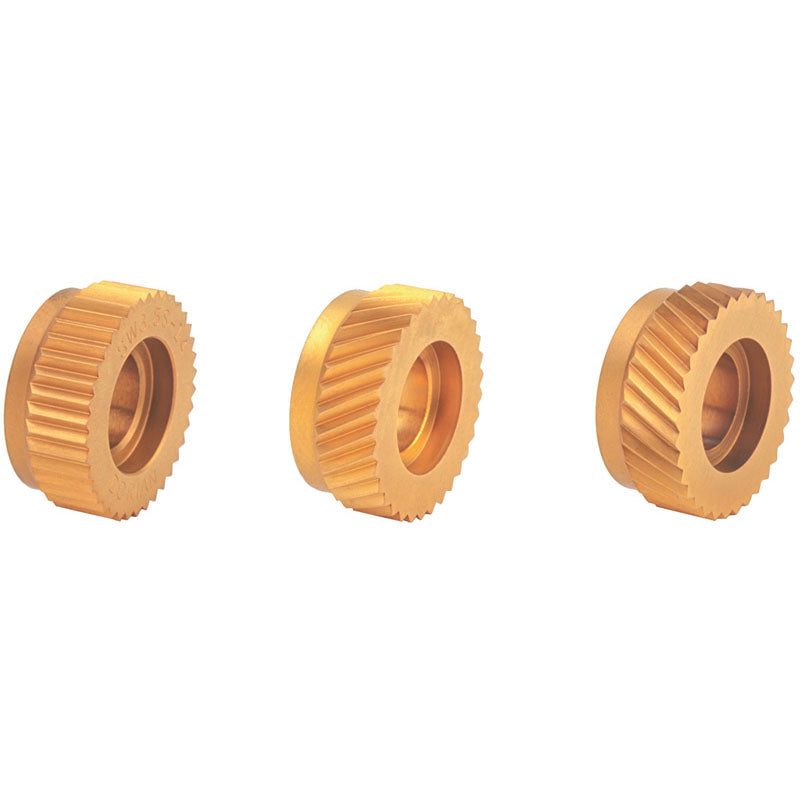 Dorian GG35SW2S40C Knurling Wheel - 1/4" Hole Dia, 1/2" Dia, 40 TPI