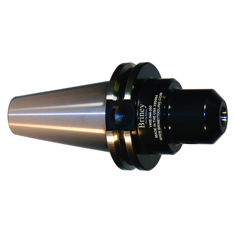 Briney GM30V40E100300 1" CAT 40 Tru Position - Eccentric Bore Side Lock Adapter with a 3" Gage Length