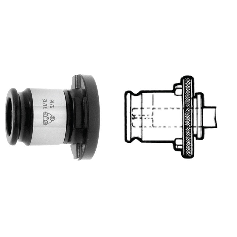Parlec GM9210056 Positive Tap Adapter - 9/16" - Adapter Size 1