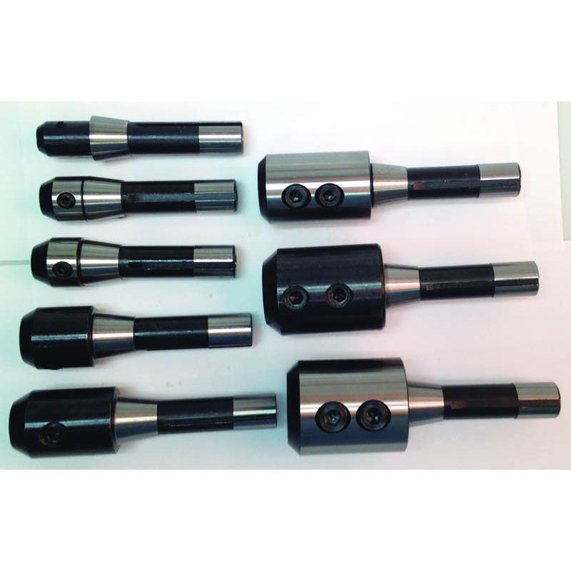 Quality Import GN50RB8 8 Pc. R8 End Mill Holder Set-3/16 thru 1-1/4 Hole Dia
