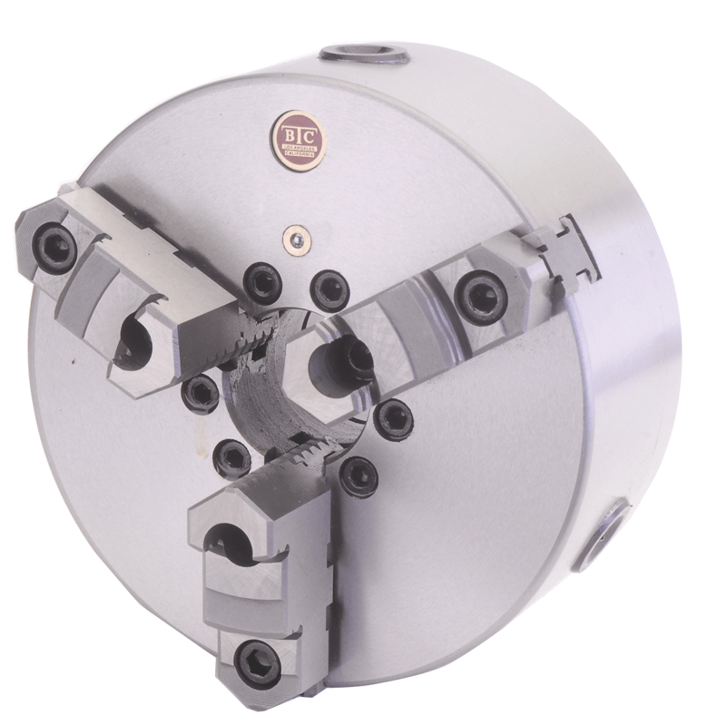 BTC HK15S6063D4 6" 3-Jaw Self Centering Scroll Chuck, D1-4, Direct Mount, Steel Body