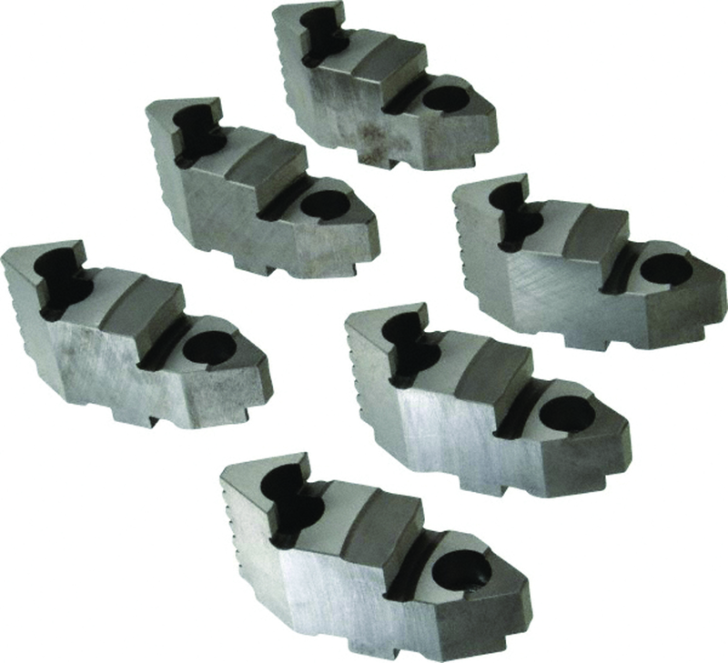 Bison HK30883605 Set of 6 Hard Top Jaw - Model 7–883–605 - For 5" Chucks