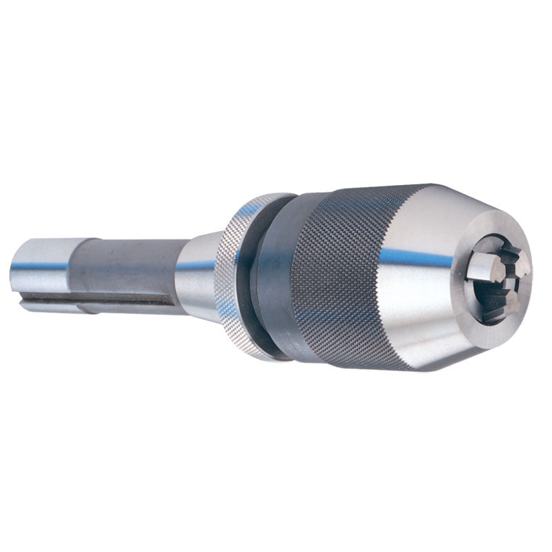 Llambrich USA HK85L31412B Keyless Drill Chuck with Integral Shank - 1/32"-1/2" Capacity-5/8" Shank, Stainless Steel