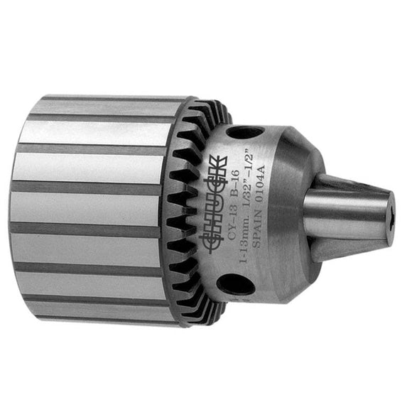 Llambrich USA HK85L40123B Plain Bearing Drill Chuck with Key - 0.0625"-0.6250" Capacity-5/8-16 Mount