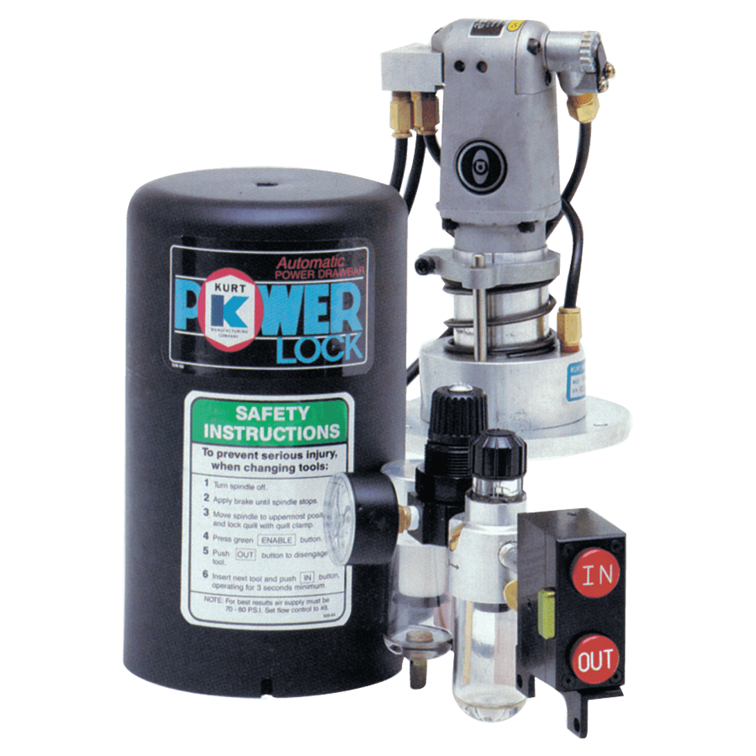 Kurt HT80BR1000 Power Lock Automatic Power Drawbar - Fits Bridgeport 2 ...