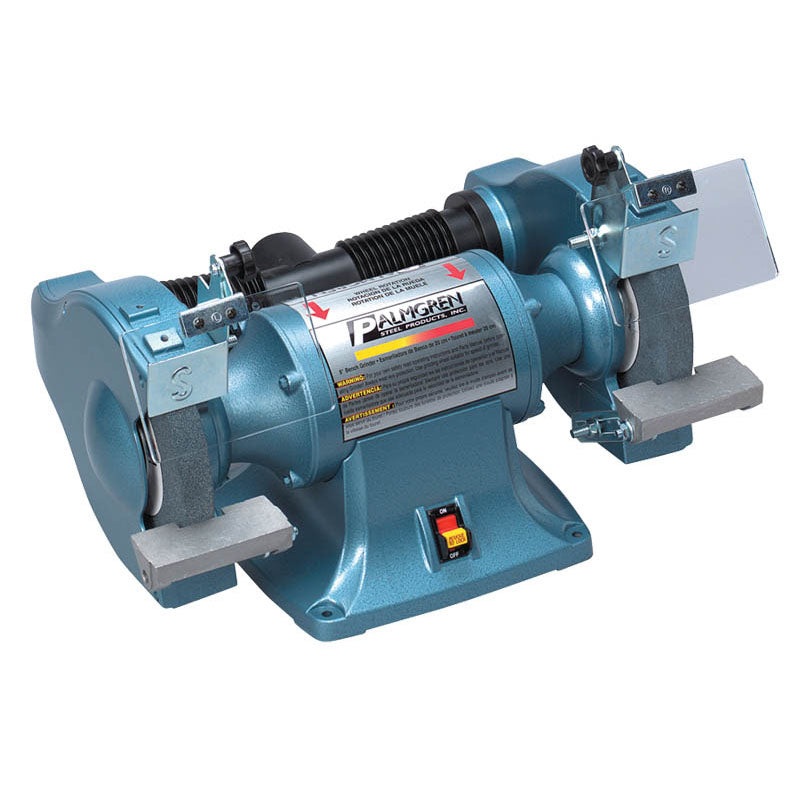 Palmgren JB5582082 Bench Grinder - 8" x 1" x 1" Wheel; 3/4HP, 3PH, 240V Motor