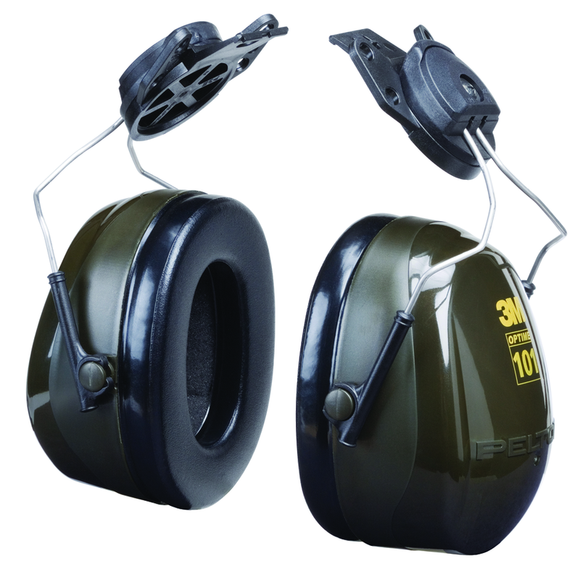 3M KB35H7P3E 3M PELTOR Optime 101 Earmuffs H7P3E Hard Hat Attached