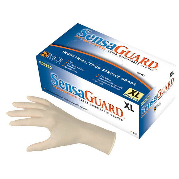 Memphis KB51505504 5055 Powder Free Latex Gloves - Size S
