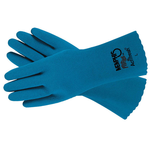 Memphis KB516885S 6885 PlyFlex Textured Rubber Coated Glove - Size Small