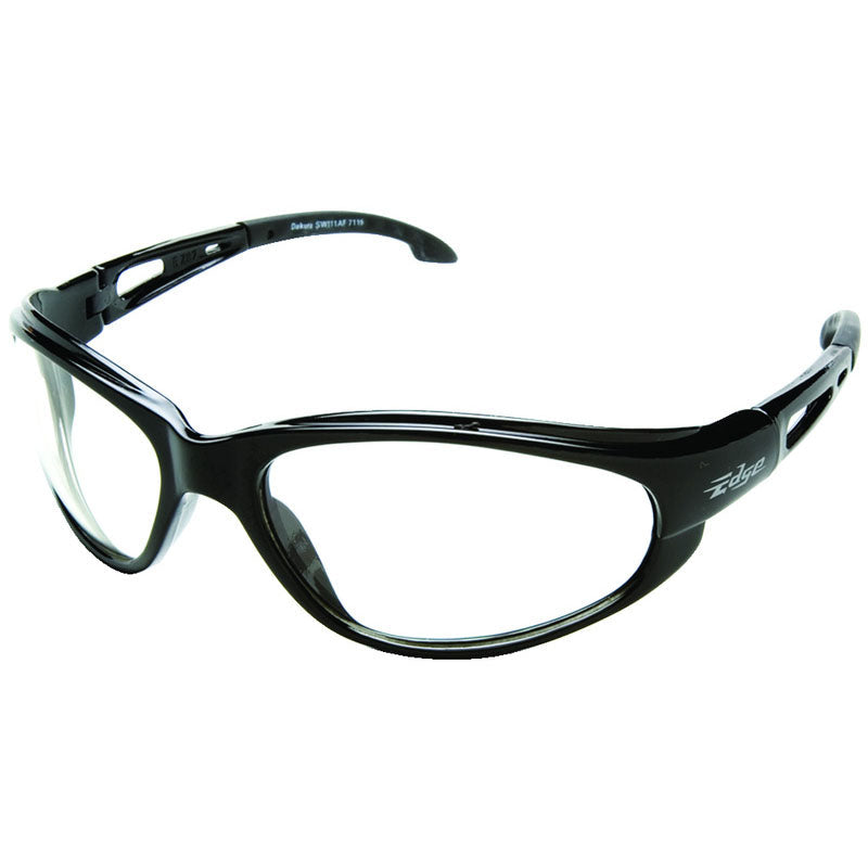 Edge KB53SW111VS Clear Vapor Shield Lens - Anti-Fog - Black Frame