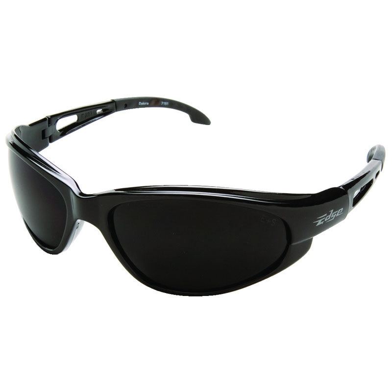 Edge KB53SW116 Smoke Lens - Fog & Scratch Resistant - Flex Nylon Black Frame