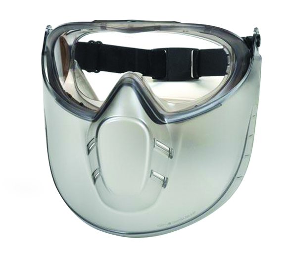 Pyramex KB54GG504TS Capstone Shield - Clear Lens - Grey Frame - Goggle