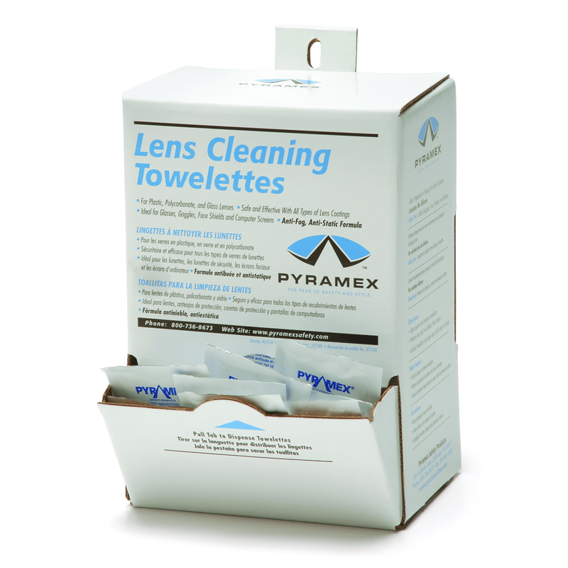 Pyramex KB54LCT100 LENS CLEANING TOWLETTES