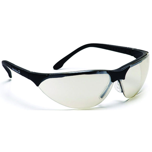 Pyramex KB54SB2880S Safety Glasses - Mirror Lens, Black Frame Rendezvous Style