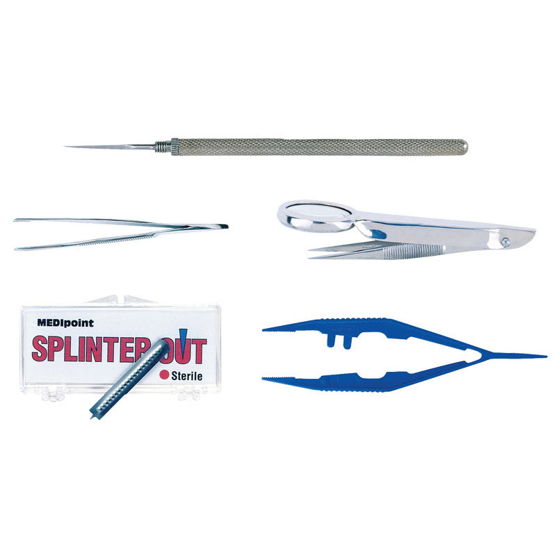 Medi First KB7877233 Tweezers, Disposable - Bag of 100 pc.