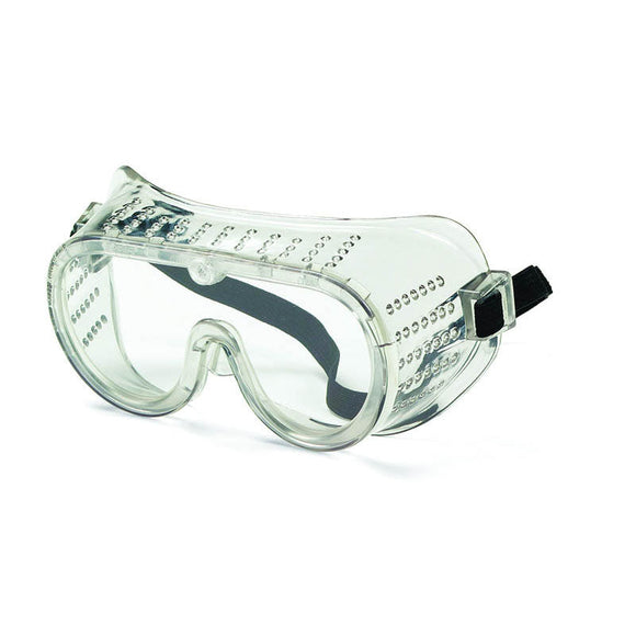 Crews KB852120 Economy - Small Lens - Elastic Strap - Clear Lens - Safety Goggle