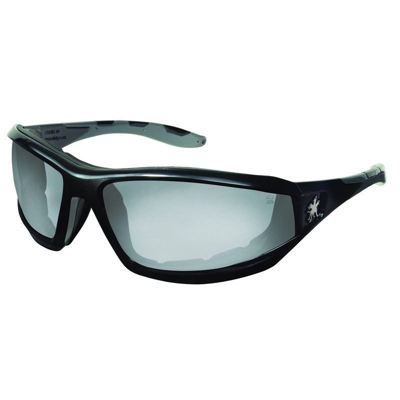 Crews KB85RP219AF RP2 Black Frame w/Temples I/O Clear Anti-Fog Lens - Safety Glasses
